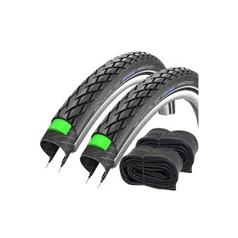 Pneu Schwalbe Marathon Greenguard - 27.5 X 1.65 (44-584), Noir Réfléchissant, Neuf