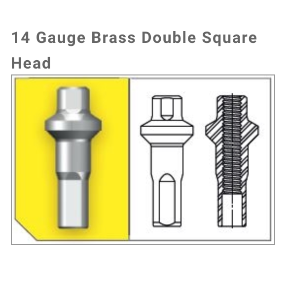 SAPIM NIPPLE 2.0 X 14MM DOUBLE SQUARE SECURE LOCK BRASS BLACK – Saint Cloud