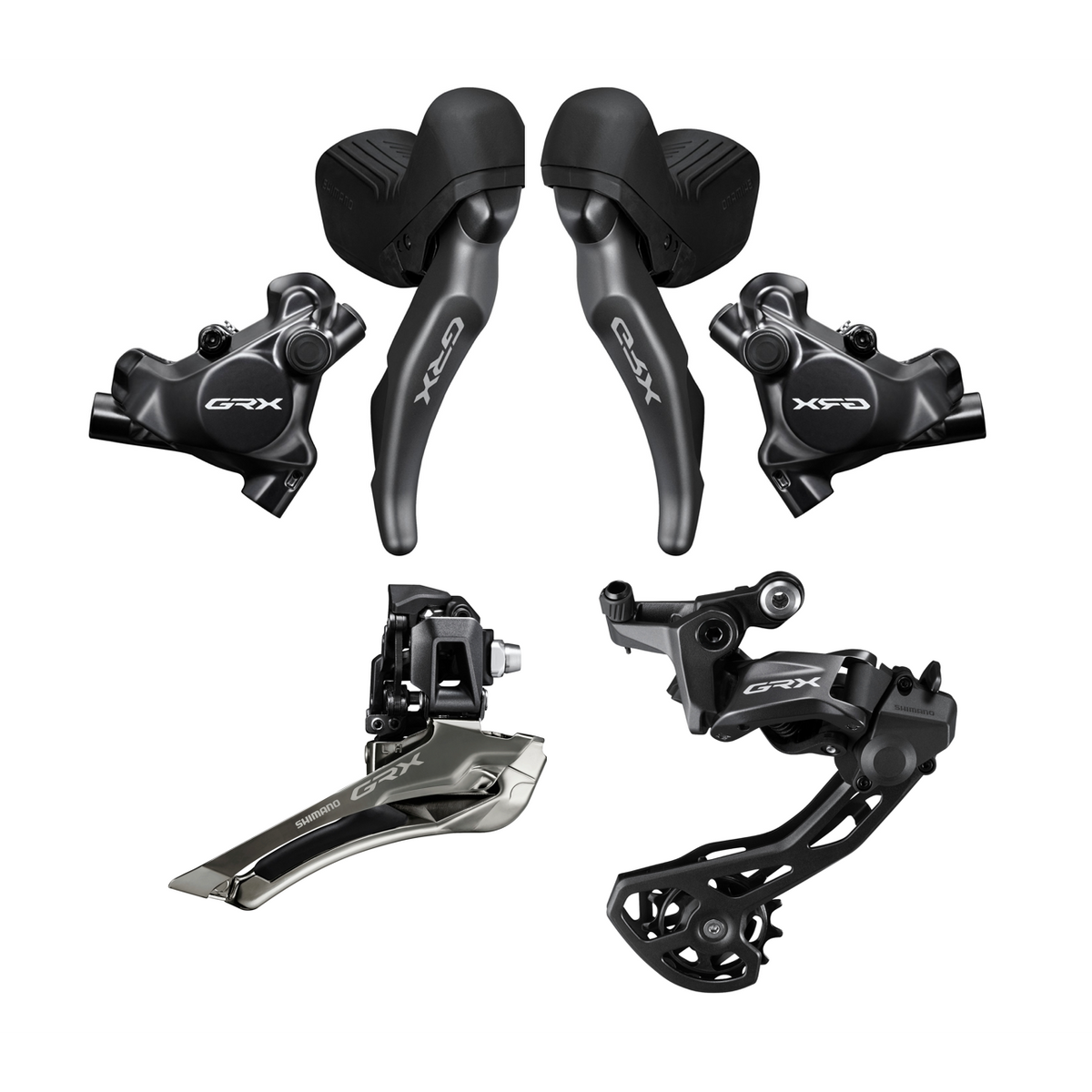 Shimano GRX FD-RX820 2x12-Fach Cambio delantero - Mecanismo de cambios & cambiador de cadena