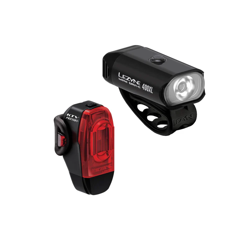 Lezyne Mini Drive 400XL / KTV Pro Pair+ Pair Black – Saint Cloud